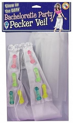 Bachelorette Pecker Party Veil