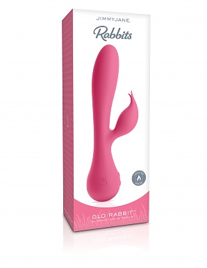 Pipedream Jimmyjane Rabbits - Glo Rabbit Waterproof Heating Vibrator