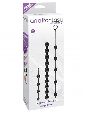 Anal Fantasy Collection Beginner'S Bead Kit - Black