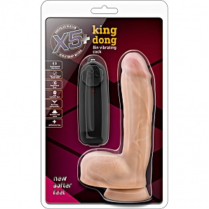 X5 Plus King Dong Vibe Cock Vanilla 8