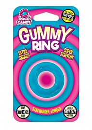 Rock Candy Gummy Ring Cock Ring One Size Fits Most Blue