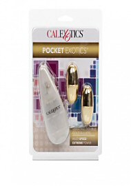 Pocket Exotics Double Gold Bullets Multispeed 2.1 Inch Gold (184076.2)