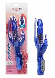 Delight Triple Orgasm Vibrator - Blue (se-0661-50-2) (186844.6)