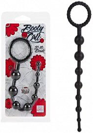 Booty Call X-10 Silicone Anal Beads Black 8 Inch (189141.1)