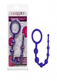 Booty Call X-10 Silicone Anal Beads Purple 8 Inch (189165.1)