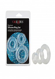 Premium Silicone Cock Ring Set - Clear (se-1434-50-2) (190965.1)