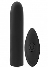 Pink Pussycat Vibrating Remote Control Bullet Black (220504)