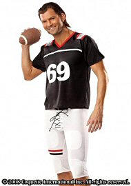 Football Player Black/white L/x (85529)